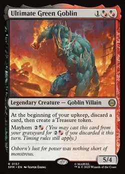 1x Ultimate Green Goblin NM Eng MTG - Marvel's Spider-Man - Image 1