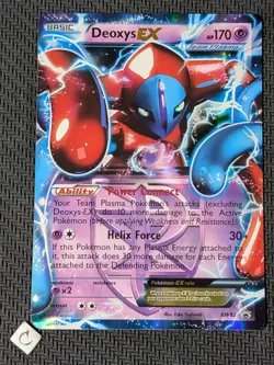 Deoxys EX (Team Plasma) BW82 - Black And White Promo Pokemon TCG LP - Image 1