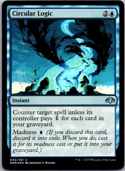 Circular Logic 42 Uncommon Dominaria Remastered MTG Foil LP - Image 1