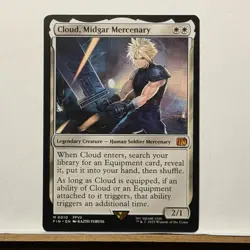 Cloud, Midgar Mercenary Final Fantasy Regular MTG FIN NM 10 - Image 1