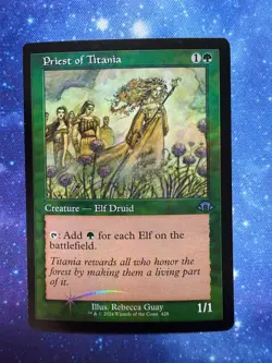 Priest of Titania (Retro Frame) Foil U Modern Horizons 3 428 NM - Image 1