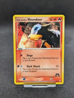 Pokemon Team Magma Vs Team Aqua Team Magma's Houndour 35/95 NM - Image 1