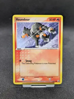 Pokemon Houndour 60/115 Ex Unseen Forces Non Holo Common NM - Image 1