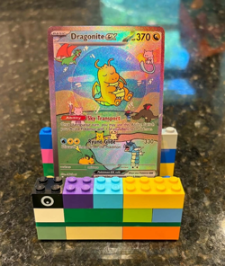 Pokemon Bubble Dragonite EX art card - Image 1