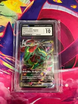Rayquaza Vmax 108/172 Vstar Universe CGC Graded 10 Japanese Pokemon TCG - Image 1