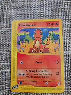 Pokemon TCG Charmander Card 98/165 Expedition Base Set, Regular Common, 2002 - Image 1