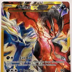 Pokemon Yveltal EX XY150a XY Collection Alternate Art Full Art Holo LP - Image 3