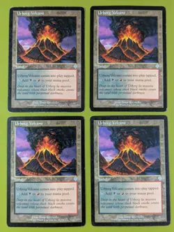 Urborg Volcano x4 Invasion 4x Magic the Gathering MTG - Image 1