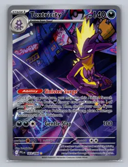 TOXTRICITY 103/094 ILLUSTRATION RARE PHANTASMAL FLAMES POKEMON Holo NM *3 - Image 1