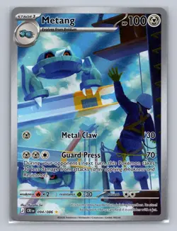 METANG 094/086 HOLO ILLUSTRATION RARE CHAOS RISING POKEMON Holo NM *2 - Image 1