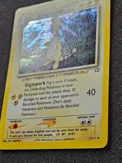 🌟 Vintage Pokemon Card 7-Card Holo Lot MP/HP Machamp Nidoking Ampharos Kabutops - Image 4