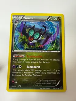 Noivern 77/111 Holo Rare Furious Fists Pokemon Holo Near Mint - Image 1