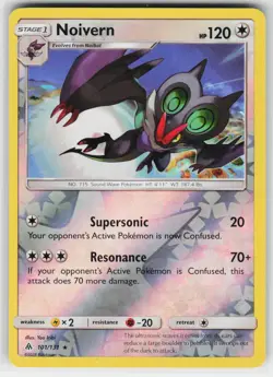Noivern 101 Reverse Holo 131 R Forbidden Light Pokemon Lightly Played - Image 1