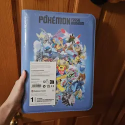 Pokemon Fossil Museum TCG Zip Binder Pokemon Center Exclusive New Sealed - Image 1
