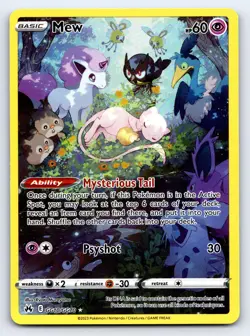 Mew GG10/GG70 Holo Trainer Gallery Rare Crown Zenith Galarian Gallery Pokemon LP - Image 1