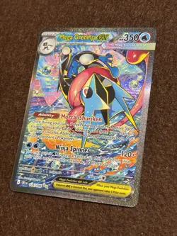 Pokemon TCG Mega Greninja EX Full Art Holo Ultra Rare 116/086 M 2026 Chaos Risin - Image 5