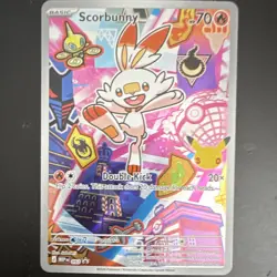 Pokemon TCG Scorbunny 53 First Partner Collection Holo Promo EN 70 HP - Image 1