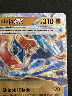 Pokemon Greninja ex 310 HP Double Rare Sv06 106/167 Full Art Holo English - Image 2