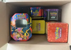 Lot Of Multiple Empty Pokemon Tins - Image 3