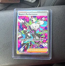 Pokemon TCG Roxie's Performance 121/086 Full Art Holo English - Image 1