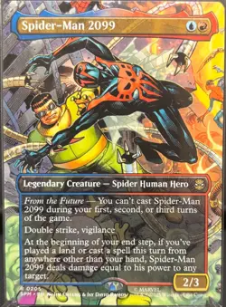 MTG Marvel’s Spider-Man Spider-Man 2099 Borderless (Rare) - Image 1