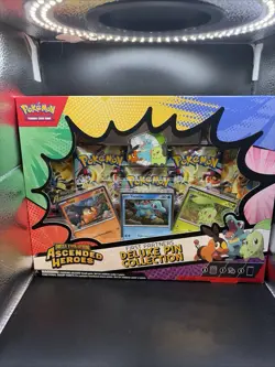 Pokemon TCG Ascended Heroes First Partners Deluxe Pin Collection NEW - Image 1