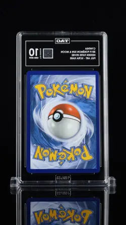 2019 POKEMON SUN & MOON HIDDEN FATES #SV82 FULL ART/CYNTHIA TAG 10 - Image 2