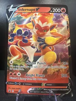 Infernape V SWSH252 Sword & Shield Promo Pokemon Near Mint - Image 1