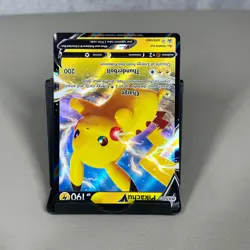Pikachu V SWSH061 Holo Promo Sword & Shield Promo Pokemon Near Mint - Image 2