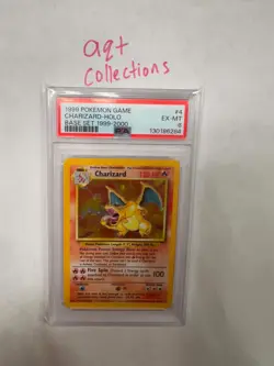 1999 POKEMON BASE SET 1999-2000 “4TH PRINT” #4 CHARIZARD-HOLO PSA 6 - Image 1