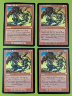 Chaotic Strike x4 Invasion 4x Magic the Gathering MTG - Image 1