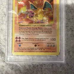 1999 Pokemon Base Set Shadowless Charizard #4 Holo PSA 6 EX-MT - Image 3
