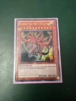 YUGIOH GOD CARDS SET ULTRA RARE LIMITED ED (OBELISK, SLIFER, RA) LC01-EN001/2/3 - Image 4