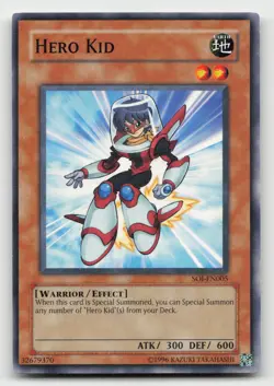 Yugioh Hero Kid SOI-EN005 Common Unlimited NM - Image 1