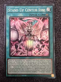 Yugioh Stand Up Centur-Ion! VASM-EN020 Collector's Rare 1st Edition NM - Image 1