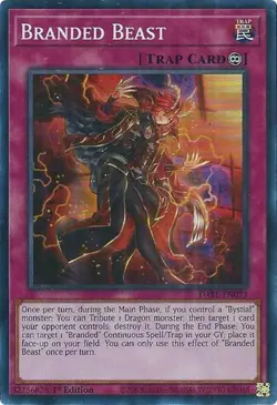 1x Branded Beast - 1st Edition NM Eng YuGiOh - Darkwing Blast - Image 1