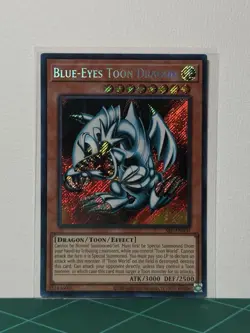 Konami Yu-Gi-Oh! Blue-Eyes Toon Dragon SRL-EN000 Secret Rare Unlimited - Image 1
