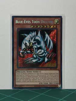 Konami Yu-Gi-Oh! Blue-Eyes Toon Dragon SRL-EN000 Secret Rare Unlimited - Image 2