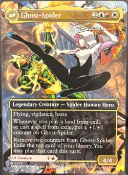 MTG Marvel’s Spider-Man Gwen Stacy/Ghost-Spider Borderless (M) - Image 2