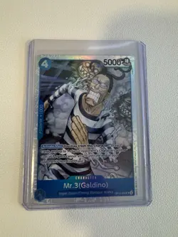 Bandai Mr. 3 (Galdino) OP06-056 SR Foil English The Time of Battle - Image 1