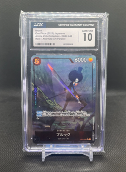 One Piece CGC 10 Brook #EB02-048 Anime 25th Collection Alt Art 2025 Japanese - Image 1