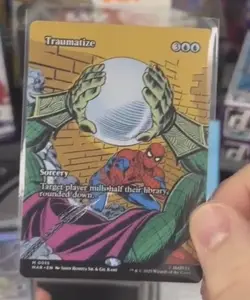 Traumatize - 0015 - M - Borderless - Non-Foil - Spider-Man - MTG - NM/M - Image 1