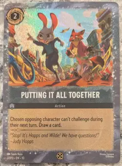 Putting It All Together 27 Disney Lorcana Promo Cards Holo - Image 1