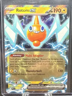 ROTOM EX 029/094 - Phantasmal Flames NM - Double Rare Holo -Pokemon TCG Card - Image 1