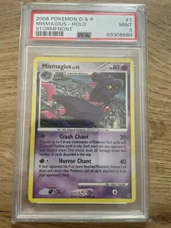 2008 Pokemon D&P Stormfront # 7 Mismagius Holo PSA 9 Card MINT! Diamond & Pearl - Image 1