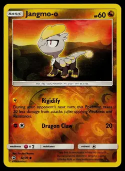 Pokemon Card Jangmo-o 52/70 Dragon Majesty Reverse Holo Common - Image 1