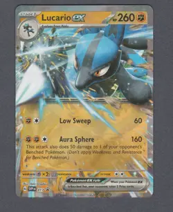 Lucario ex 017 Sv: Scarlet & Violet Promo Cards Holo - Image 1