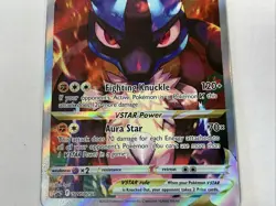 Pokemon TCG Lucario VSTAR SWSH291 Crown Zenith ETB Black Star Promo Card - Image 3