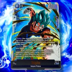 Vegito FB10-121 SCR Secret Rare Cross Force Dragon Super Ball Fusion World Card - Image 1