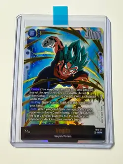 Vegito FB10-121 SCR Secret Rare Cross Force Dragon Super Ball Fusion World Card - Image 2